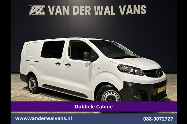 Opel Vivaro 2.0 CDTI 145pk L3H1 Dubbele Cabine Euro6 Airco | 6-Zits | Navigatie | 2500kg Trekhaak | Apple Carplay Android Auto, Cruisecontrol, Parkeersensoren