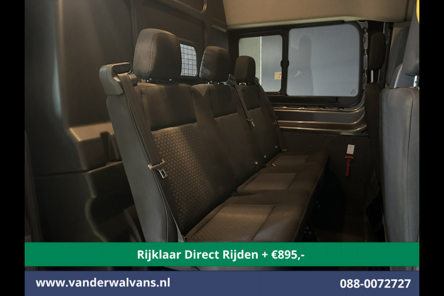 Ford Transit 2.0 TDCI 185pk L4H3 Dubbele Cabine Euro6 *Rijklaar* Airco | 6-Zits | Camera | Cruisecontrol Parkeersensoren, 2800kg trekvermogen