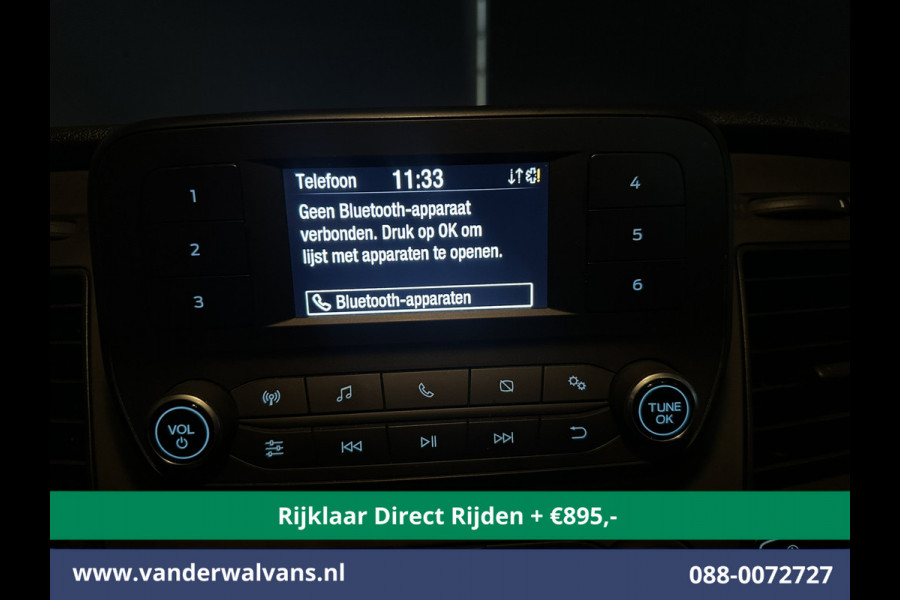 Ford Transit 2.0 TDCI 185pk L4H3 Dubbele Cabine Euro6 *Rijklaar* Airco | 6-Zits | Camera | Cruisecontrol Parkeersensoren, 2800kg trekvermogen