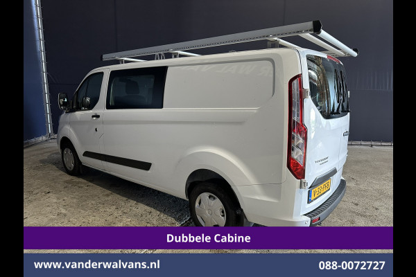 Ford Transit Custom 2.0 TDCI 130pk L2H1 Dubbele Cabine Euro6 inrichting | Airco | 5-Zits | Imperiaal | LED | Cruisecontrol Stoelverwarming, Parkeersensoren, 2800kg trekvermogen
