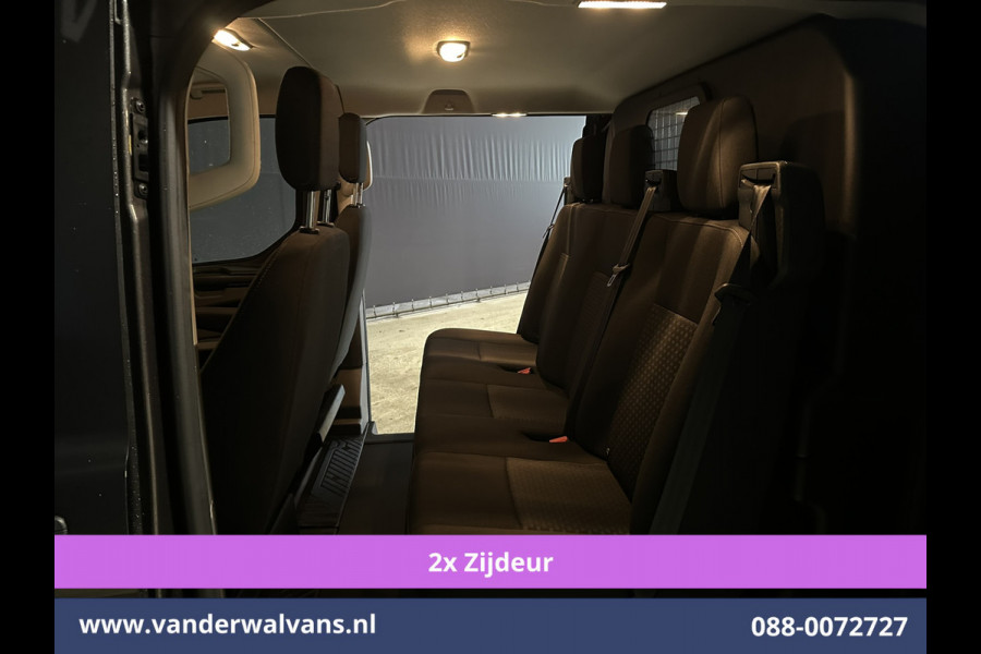 Ford Transit Custom 2.0 TDCI 170pk L2H1 Dubbele Cabine Euro6 Airco | 5-Zits | 2x Zijdeur | Camera | LED Apple Carplay, Android Auto, Cruisecontrol, Parkeersensoren, Stoelverwarming, Verwarmde voorruit 2800kg trekvermogen