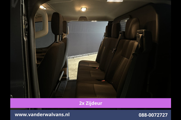 Ford Transit Custom 2.0 TDCI 170pk L2H1 Dubbele Cabine Euro6 Airco | 5-Zits | 2x Zijdeur | Camera | LED Apple Carplay, Android Auto, Cruisecontrol, Parkeersensoren, Stoelverwarming, Verwarmde voorruit 2800kg trekvermogen