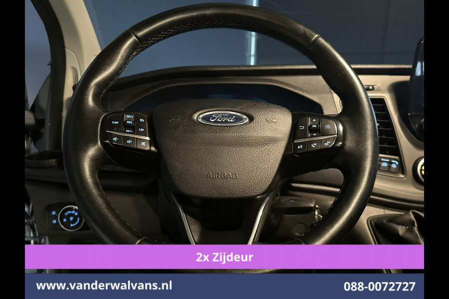 Ford Transit Custom 2.0 TDCI 170pk L2H1 Dubbele Cabine Euro6 Airco | 5-Zits | 2x Zijdeur | Camera | LED Apple Carplay, Android Auto, Cruisecontrol, Parkeersensoren, Stoelverwarming, Verwarmde voorruit 2800kg trekvermogen