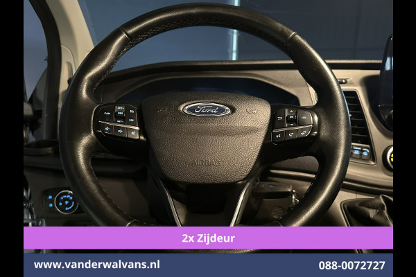 Ford Transit Custom 2.0 TDCI 170pk L2H1 Dubbele Cabine Euro6 Airco | 5-Zits | 2x Zijdeur | Camera | LED Apple Carplay, Android Auto, Cruisecontrol, Parkeersensoren, Stoelverwarming, Verwarmde voorruit 2800kg trekvermogen