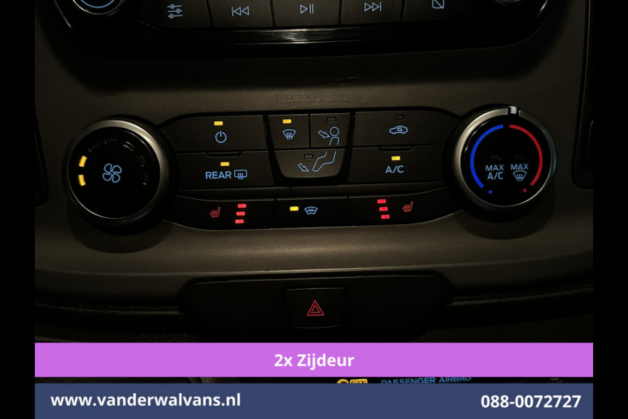Ford Transit Custom 2.0 TDCI 170pk L2H1 Dubbele Cabine Euro6 Airco | 5-Zits | 2x Zijdeur | Camera | LED Apple Carplay, Android Auto, Cruisecontrol, Parkeersensoren, Stoelverwarming, Verwarmde voorruit 2800kg trekvermogen