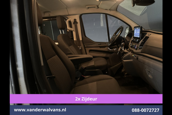 Ford Transit Custom 2.0 TDCI 170pk L2H1 Dubbele Cabine Euro6 Airco | 5-Zits | 2x Zijdeur | Camera | LED Apple Carplay, Android Auto, Cruisecontrol, Parkeersensoren, Stoelverwarming, Verwarmde voorruit 2800kg trekvermogen