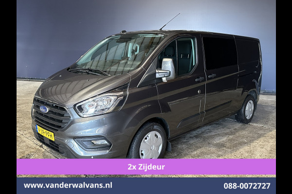 Ford Transit Custom 2.0 TDCI 170pk L2H1 Dubbele Cabine Euro6 Airco | 5-Zits | 2x Zijdeur | Camera | LED Apple Carplay, Android Auto, Cruisecontrol, Parkeersensoren, Stoelverwarming, Verwarmde voorruit 2800kg trekvermogen