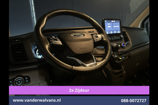 Ford Transit Custom 2.0 TDCI 170pk L2H1 Dubbele Cabine Euro6 Airco | 5-Zits | 2x Zijdeur | Camera | LED Apple Carplay, Android Auto, Cruisecontrol, Parkeersensoren, Stoelverwarming, Verwarmde voorruit 2800kg trekvermogen