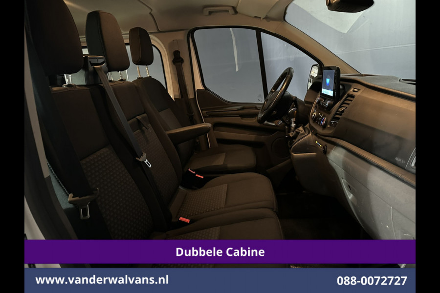 Ford Transit Custom 2.0 TDCI 130pk L2H1 Dubbele Cabine Euro6 Airco | 6-Zits | Camera | Navigatie | LED | Apple Carplay Cruisecontrol, Stoelverwarming, Verwarmde voorruit, Parkeersensoren, 2800kg trekvermogen