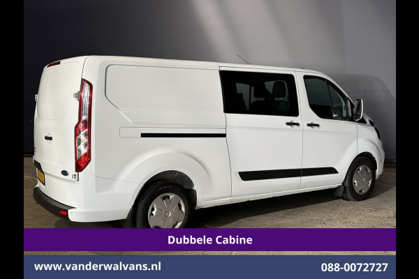 Ford Transit Custom 2.0 TDCI 130pk L2H1 Dubbele Cabine Euro6 Airco | 6-Zits | Camera | Navigatie | LED | Apple Carplay Cruisecontrol, Stoelverwarming, Verwarmde voorruit, Parkeersensoren, 2800kg trekvermogen