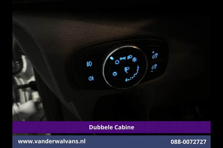 Ford Transit Custom 2.0 TDCI 130pk L2H1 Dubbele Cabine Euro6 Airco | 6-Zits | Camera | Navigatie | LED | Apple Carplay Cruisecontrol, Stoelverwarming, Verwarmde voorruit, Parkeersensoren, 2800kg trekvermogen