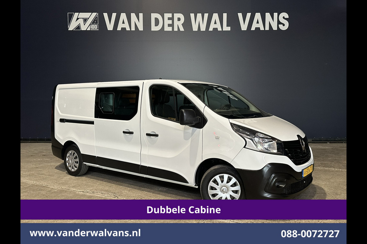 Renault Trafic 1.6 dCi 126pk L2H1 Dubbele Cabine Euro6 Airco | 5-Zits | Camera | Navigatie | Trekhaak | Cruisecontrol Parkeersensoren