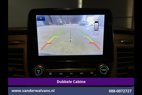 Ford Transit Custom 2.0 TDCI 130pk L2H1 Dubbele Cabine Euro6 Airco | 6-Zits | Camera | Navigatie | Apple Carplay | Cruisecontrol LED, Android Auto, Stoelverwarming, Verwarmde voorruit, Parkeersensoren, Achterklep, 2800kg trekvermogen