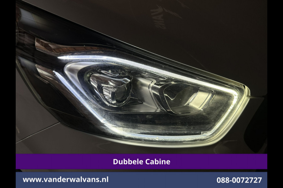 Ford Transit Custom 2.0 TDCI 130pk L2H1 Dubbele Cabine Euro6 Airco | 6-Zits | Camera | Navigatie | Apple Carplay | Cruisecontrol LED, Android Auto, Stoelverwarming, Verwarmde voorruit, Parkeersensoren, Achterklep, 2800kg trekvermogen