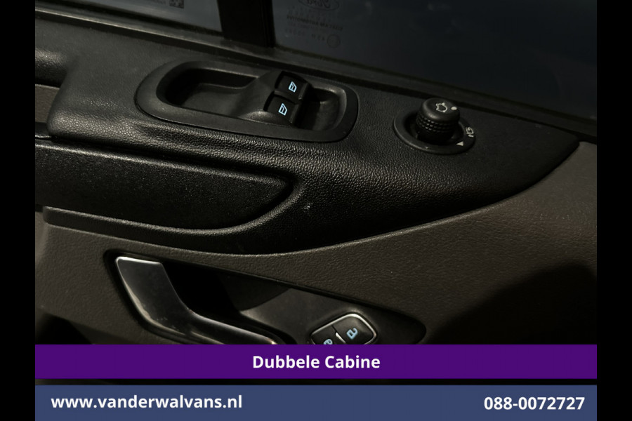 Ford Transit Custom 2.0 TDCI 130pk L2H1 Dubbele Cabine Euro6 Airco | 6-Zits | Camera | Navigatie | Apple Carplay | Cruisecontrol LED, Android Auto, Stoelverwarming, Verwarmde voorruit, Parkeersensoren, Achterklep, 2800kg trekvermogen