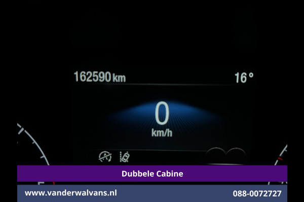 Ford Transit Custom 2.0 TDCI 130pk L2H1 Dubbele Cabine Euro6 Airco | 6-Zits | Camera | Navigatie | Apple Carplay | Cruisecontrol LED, Android Auto, Stoelverwarming, Verwarmde voorruit, Parkeersensoren, Achterklep, 2800kg trekvermogen