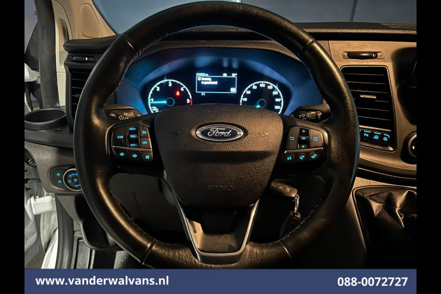 Ford Transit Custom 2.0 TDCI L2H1 Euro6 Airco | Camera | Apple Carplay | Android Auto | LED | Cruisecontrol Parkeersensoren, verwarmde voorruit, Bijrijdersbank, 2800kg trekvermogen