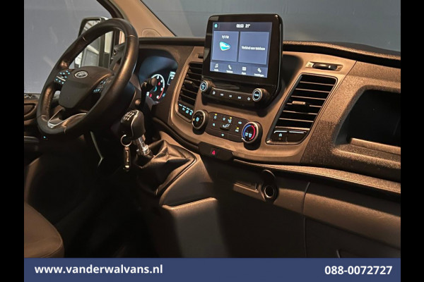 Ford Transit Custom 2.0 TDCI L2H1 Euro6 Airco | Camera | Apple Carplay | Android Auto | LED | Cruisecontrol Parkeersensoren, verwarmde voorruit, Bijrijdersbank, 2800kg trekvermogen