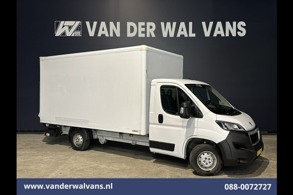 Peugeot Boxer 2.2 BlueHDi 141pk Bakwagen 436cm Lang Laadklep Euro6 Airco | Cruisecontrol | 1055kg laadvermogen Bijrijdersbank