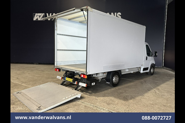 Peugeot Boxer 2.2 BlueHDi 141pk Bakwagen 436cm Lang Laadklep Euro6 Airco | Cruisecontrol | 1055kg laadvermogen Bijrijdersbank