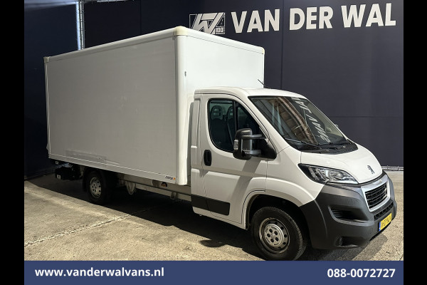 Peugeot Boxer 2.2 BlueHDi 141pk Bakwagen 436cm Lang Laadklep Euro6 Airco | Cruisecontrol | 1055kg laadvermogen Bijrijdersbank
