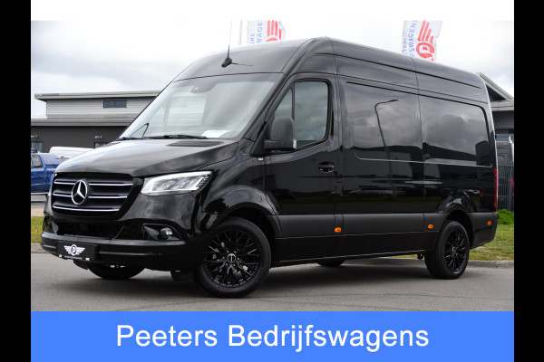 Mercedes-Benz Sprinter 319 3.0 CDI L2H2 Black Edition Adaptieve Cruise, Camera, Carplay, 10,5'' Mbux, LED, Stoelverwarming, Geveerde stoel, Trekhaak, Uniek!