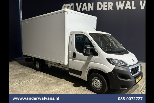 Peugeot Boxer 2.2 BlueHDi 141pk Bakwagen 435cm Lang Laadklep Euro6 Airco | 1055kg laadvermogen | Cruisecontrol Bijrijdersbank
