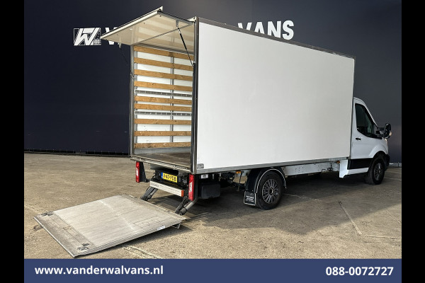 Ford Transit 2.0 TDCI 160pk Bakwagen Laadklep Euro6 Airco | Cruisecontrol | Lat om Lat betimmering Verwarmde Voorruit, Bijrijdersbank, 963kg laadvermogen