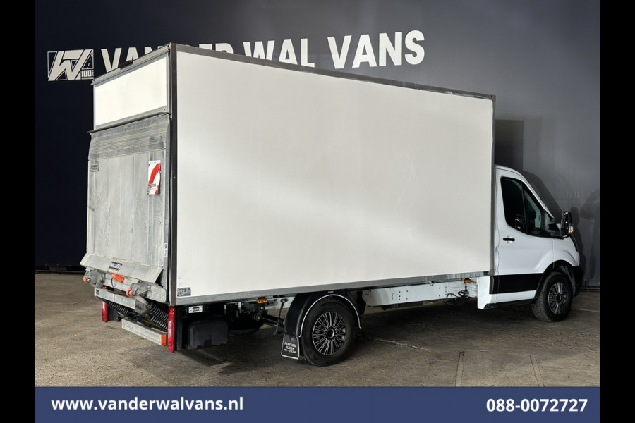 Ford Transit 2.0 TDCI 160pk Bakwagen Laadklep Euro6 Airco | Cruisecontrol | Lat om Lat betimmering Verwarmde Voorruit, Bijrijdersbank, 963kg laadvermogen