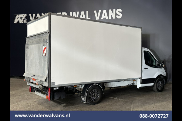 Ford Transit 2.0 TDCI 160pk Bakwagen Laadklep Euro6 Airco | Cruisecontrol | Lat om Lat betimmering Verwarmde Voorruit, Bijrijdersbank, 963kg laadvermogen