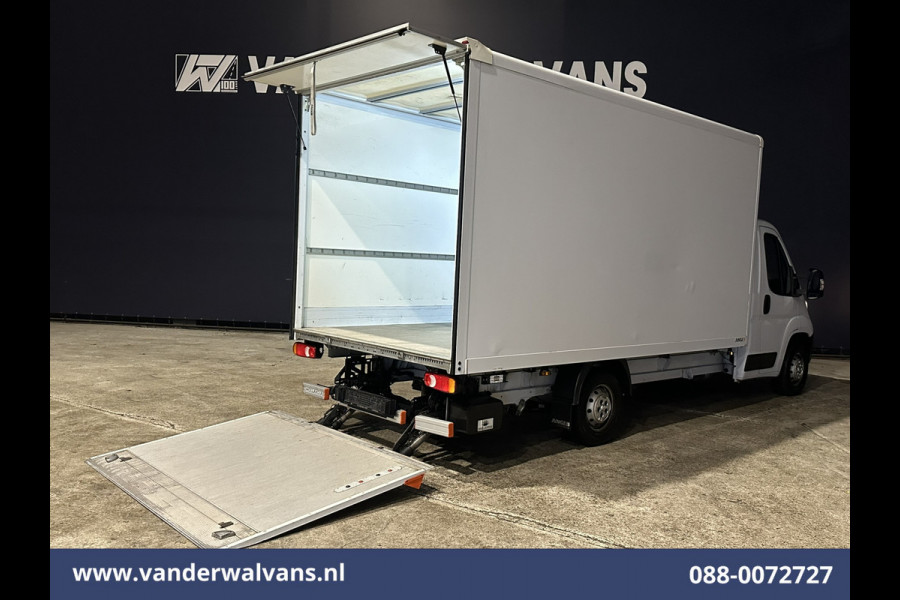 Peugeot Boxer 2.2 BlueHDi 141pk Bakwagen 436cm Lang Laadklep Euro6 Airco | 1055kg laadvermogen | Cruisecontrol Bijrijdersbank.
