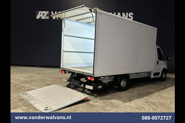 Peugeot Boxer 2.2 BlueHDi 141pk Bakwagen 436cm Lang Laadklep Euro6 Airco | 1055kg laadvermogen | Cruisecontrol Bijrijdersbank.