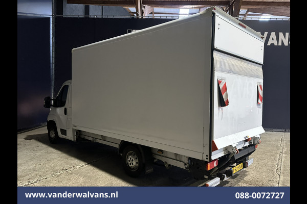 Peugeot Boxer 2.2 BlueHDi 141pk Bakwagen 436cm Lang Laadklep Euro6 Airco | 1055kg laadvermogen | Cruisecontrol Bijrijdersbank.