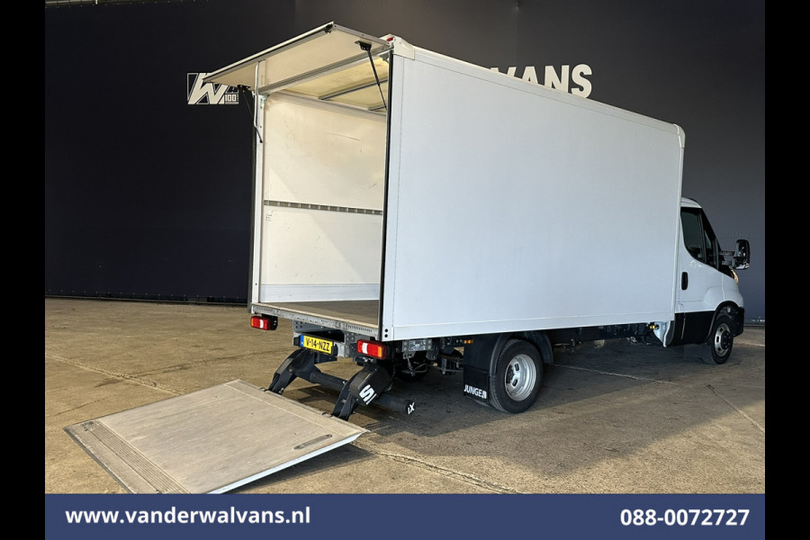 Iveco Daily 35C16H 157pk Bakwagen Laadklep Dubbel Lucht Euro6 Airco | 1010kg laadvermogen Bijrijdersbank