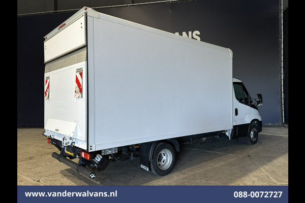 Iveco Daily 35C16H 157pk Bakwagen Laadklep Dubbel Lucht Euro6 Airco | 1010kg laadvermogen Bijrijdersbank