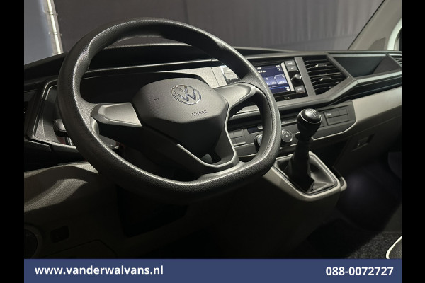 Volkswagen Transporter 2.0 TDI R line L2H1 Euro6 Airco | Camera | LM Velgen | Leder | Imperiaal | Apple Carplay Android Auto, Sidebars, Bijrijdersbank