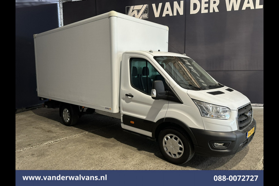 Ford Transit 2.0 TDCI 130pk Bakwagen L4.35m Laadklep Euro6 Airco | Camera | Cruisecontrol | Verwarmde voorruit Bijrijdersbank, 970kg laadvermogen