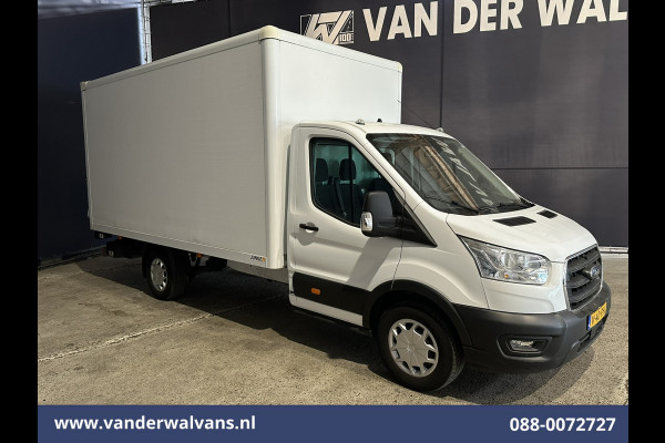 Ford Transit 2.0 TDCI 130pk Bakwagen L4.35m Laadklep Euro6 Airco | Camera | Cruisecontrol | Verwarmde voorruit Bijrijdersbank, 970kg laadvermogen