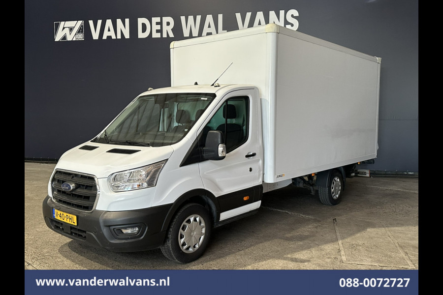 Ford Transit 2.0 TDCI 130pk Bakwagen L4.35m Laadklep Euro6 Airco | Camera | Cruisecontrol | Verwarmde voorruit Bijrijdersbank, 970kg laadvermogen