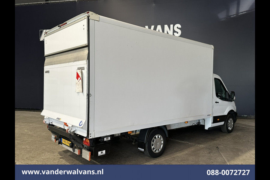 Ford Transit 2.0 TDCI 130pk Bakwagen L4.35m Laadklep Euro6 Airco | Camera | Cruisecontrol | Verwarmde voorruit Bijrijdersbank, 970kg laadvermogen