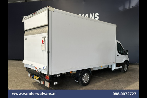 Ford Transit 2.0 TDCI 130pk Bakwagen L4.35m Laadklep Euro6 Airco | Camera | Cruisecontrol | Verwarmde voorruit Bijrijdersbank, 970kg laadvermogen