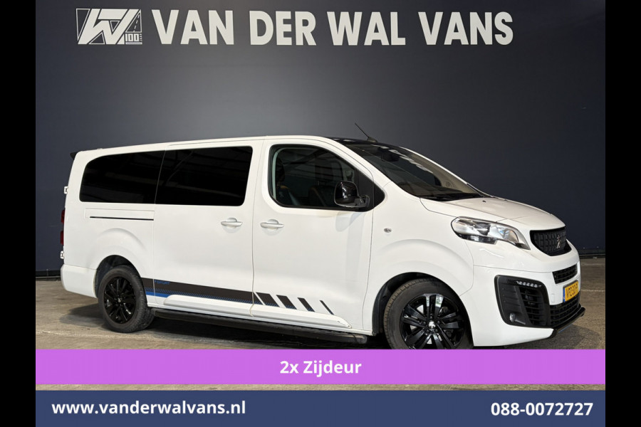 Peugeot Expert 2.0 BlueHDI 180pk Automaat L3H1 Dubbele cabine SPORT Euro6 Airco | 2x Zijdeur | 5-Zits | Leder | Camera | Apple Carplay Android auto, cruisecontrol, parkeersensoren, LM velgen, Trekhaak, LED, Spoiler, stoelverwarming