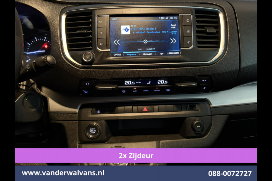 Peugeot Expert 2.0 BlueHDI 180pk Automaat L3H1 Dubbele cabine SPORT Euro6 Airco | 2x Zijdeur | 5-Zits | Leder | Camera | Apple Carplay Android auto, cruisecontrol, parkeersensoren, LM velgen, Trekhaak, LED, Spoiler, stoelverwarming