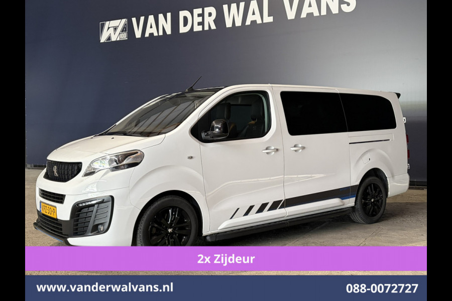 Peugeot Expert 2.0 BlueHDI 180pk Automaat L3H1 Dubbele cabine SPORT Euro6 Airco | 2x Zijdeur | 5-Zits | Leder | Camera | Apple Carplay Android auto, cruisecontrol, parkeersensoren, LM velgen, Trekhaak, LED, Spoiler, stoelverwarming