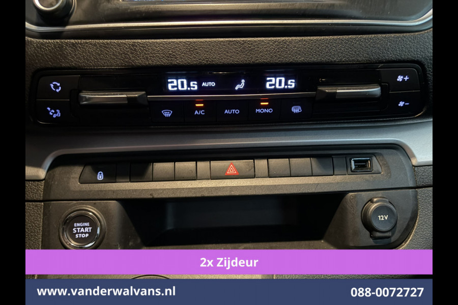 Peugeot Expert 2.0 BlueHDI 180pk Automaat L3H1 Dubbele cabine SPORT Euro6 Airco | 2x Zijdeur | 5-Zits | Leder | Camera | Apple Carplay Android auto, cruisecontrol, parkeersensoren, LM velgen, Trekhaak, LED, Spoiler, stoelverwarming