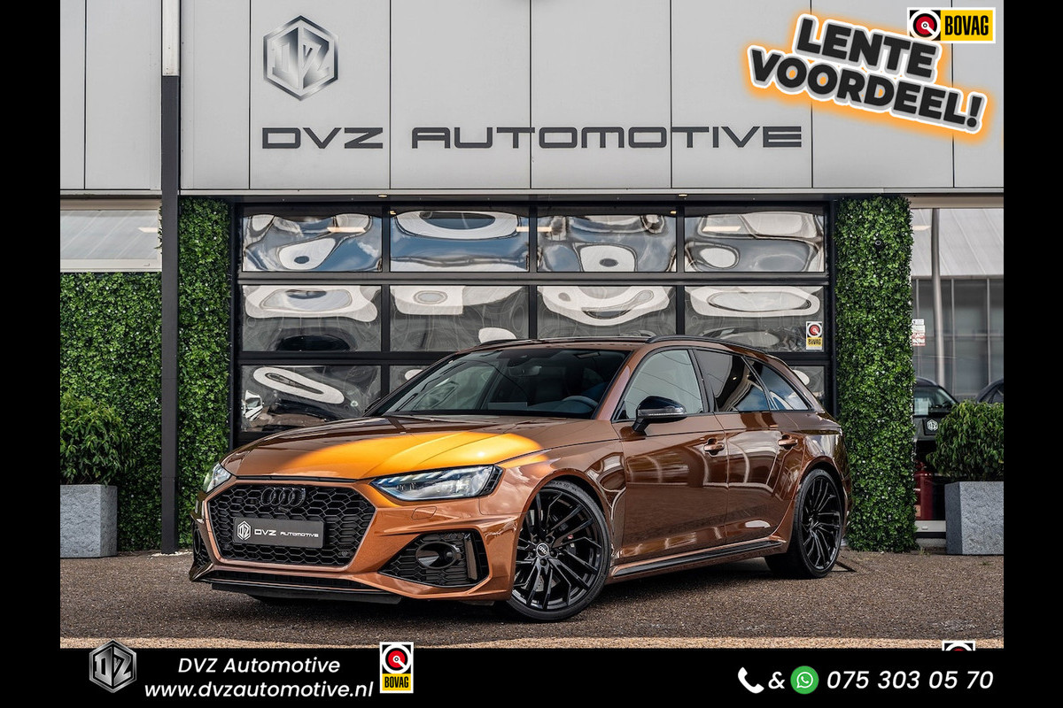 Audi A4 Avant RS4 2.9 TFSI 450PK Quattro | RS Dynamic | B&O Sound | Sport Uitlaat | Black Optik | BTW