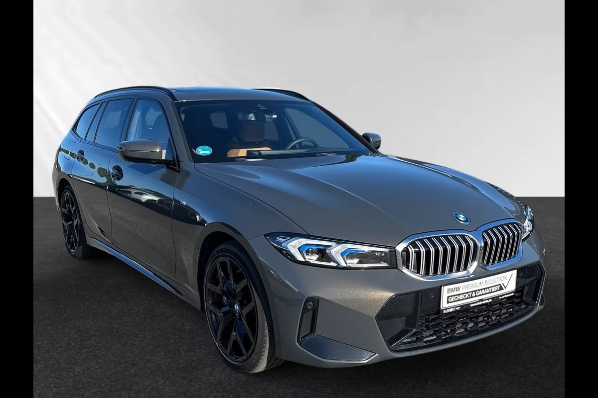 BMW 3 Serie Touring 330e xDrive M-SPORT Pro ** AD. LED, BEIGE LEDER, TREKH, PANO, MEMORY, 19-inch LMV ** Ex BMW-AG ** ** INFORMEER OOK NAAR ONZE AANTREKKELIJKE FINANCIAL-LEASE TARIEVEN **