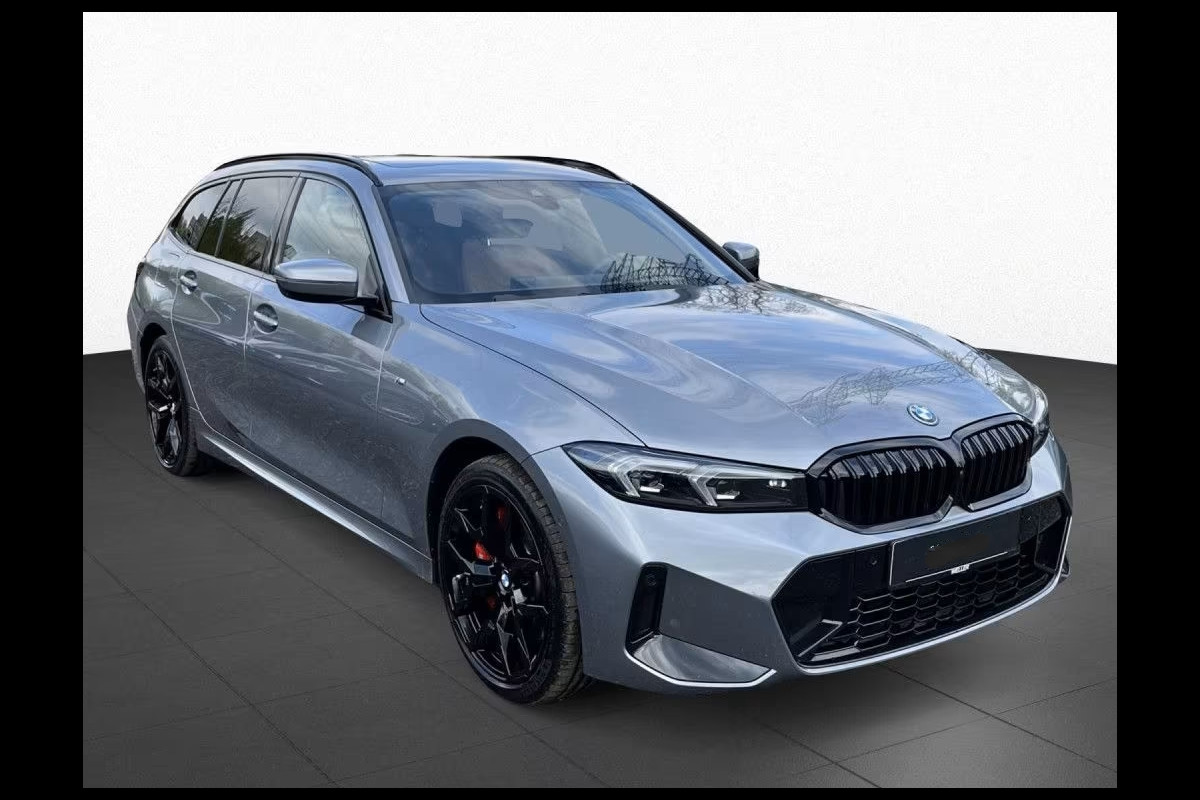 BMW 3 Serie Touring 330e xDrive M-SPORT Pro ** AD. LED, BEIGE LEDER, TREKH, PANO, MEM, H&K, 19-inch LMV ** Ex BMW-AG ** ** INFORMEER OOK NAAR ONZE AANTREKKELIJKE FINANCIAL-LEASE TARIEVEN **