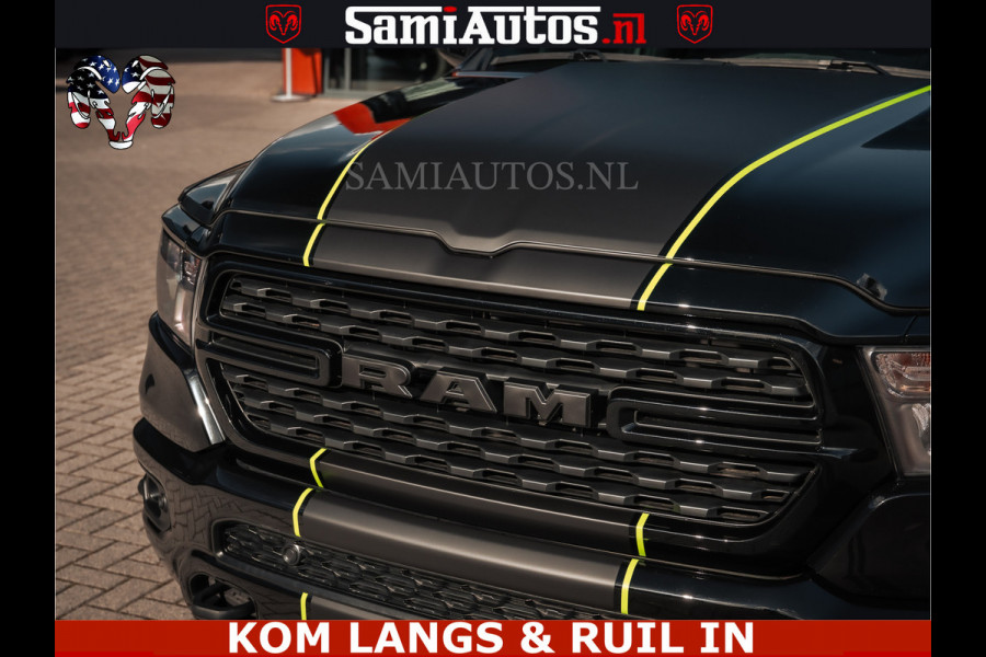 Dodge Ram SPORT | 5.7 V8 4x4 HEMI | PANORAMA DAK | GROOTSCHERM 12 INCH | LPG | Diamond Black Pearl | CREW CAB | DUBBELE CABINE | 5 PERSOONS | DC | VOORRAAD NR 2554 - 6048
