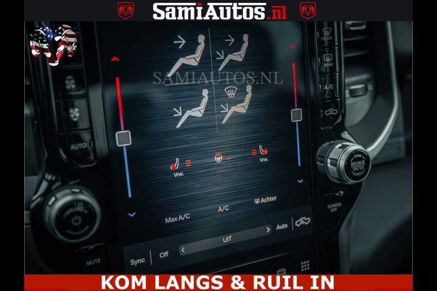 Dodge Ram SPORT | 5.7 V8 4x4 HEMI | PANORAMA DAK | GROOTSCHERM 12 INCH | LPG | Diamond Black Pearl | CREW CAB | DUBBELE CABINE | 5 PERSOONS | DC | VOORRAAD NR 2554 - 6048